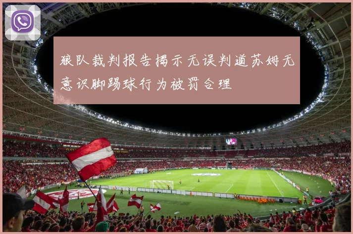 狼队裁判报告揭示无误判道苏姆无意识脚踢球行为被罚合理