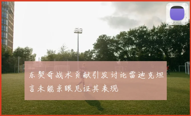 东契奇战术贡献引发讨论雷迪克坦言未能亲眼见证其表现
